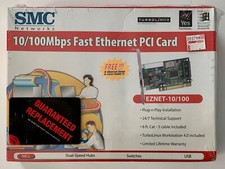 SMC EZNET-10/100 Mbps Fast Ethernet PCI Adapter Card Full Duplex - New Sealed picture
