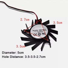 For GB51B2H Cooling fan Graphics Card Fan 5CM 3.5*3.5*2.7CM picture
