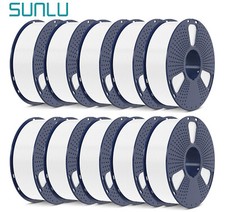 10*1KG SUNLU PLA+2.0 3D Printer Filament 1.75mm Tougher Stronger Vacuum Packed picture