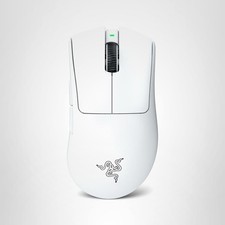 Razer DeathAdder V3 Pro Wireless Gaming Mouse, Fast Optical Switches (White) picture