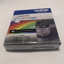 New Genuine Brother LC406XL Black Ink Cartridges MFC-J4335DW MFC-J5855DW picture