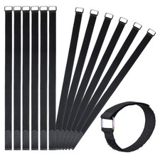 24 inch Hook and Loop Cable Strap - Reusable Fastening Strap - 12 PACK 1 inch picture