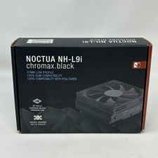 New Noctua NH-L9i chromax.black NH-L9I CH.BK Low Profile CPU Cooler SFF Mini ITX picture