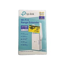 TP-LINK AX1500 WIFI EXTENDER INTERNET BOOSTER, WIFI 6 RANGE EXTENDER - WHITE picture