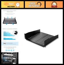Vented 2U Cantilever Rack Shelf - 16