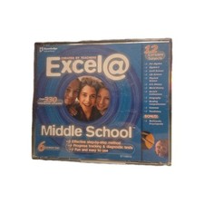 Excel @ Middle School (6 Disc CD-Rom PC Set, 2000, Knowledge Adventure) picture