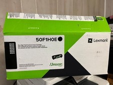 Lexmark 501HE High Yield Eco-Friendly Toner Cartridge 50F1H0E Toner open box -sb picture