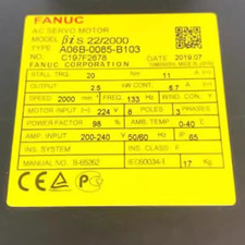 1PC New FANUC A06B-0085-B103 Servo Motor A06B0085B103 Expedited Shipping picture