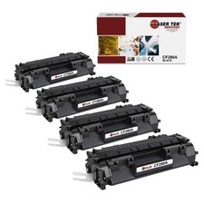 4Pk LTS 80A CF280A Black Compatible for HP LaserJet Pro 400 M401dn M401dw Toner picture