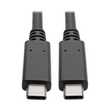 Tripp Lite USB 3.1 Gen 2 Cable 10 Gbps USB-C Type-C, 5A, 20V, Thunderbolt 3, (M/ picture