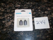 NEW IN PACKAGE 2 Pack Anker Type C Adapter USB-C to USB 3.0 Female Port Adapter picture