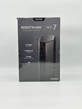 Netgear Nighthawk RS180 Wi-Fi 7 Dual-Band Router Black - New in Box picture