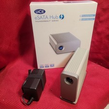 LaCie eSATA Hub Thunderbolt Series / Dual Port Adapter ESHUB TBT 12V ⎓ 2A mac picture