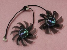 Pair Fans Cooler Fan For ASUS GTX 560Ti HD7850 HD7870 FD7010H12S FD8015U12S 75mm picture