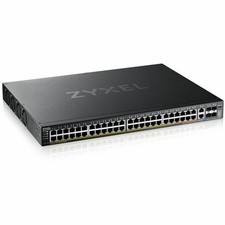 Zyxel 48-port GbE L3 Access PoE+ Switch with 6 10G Uplink (600 W) XGS2220-54HP picture