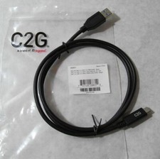 New C2G Legrand 28831 3ft USB-C to USB-A SuperSpeed USB 5Gbps Cable M/M Black picture