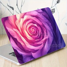 2-Packs Floral Pattern Vinyl Laptop Tablet Light Beige Sticker Scratch Resistant picture