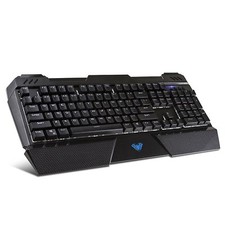 NEW AULA Sapphire Mechanical Gaming Keyboard with Blue Switch for Gamers, Stream picture