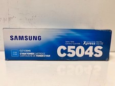 Original OEM sealed Samsung CLT-504S Toner Cartridge-cyan picture