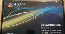 Lot of 18 Arthur Imaging Black Ink Cartridges (C-250BK XL) for Canon PIXMA Print picture