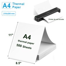 500 Sheets A4 Thermal paper 8.5