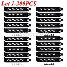 Lot 1-200PCS PCI Slot Cover Dust Filter Ventilation Deflector with Slant Holes picture