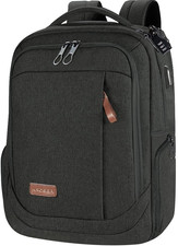 Mochila para laptop de 17 pulgadas con puerto USB para viajes y oficina picture