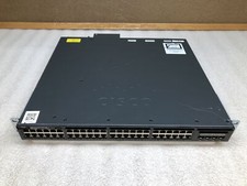 Cisco Catalyst 3650 48 PoE+ 4X1G WS-C3650-48FS-S V03 4X1G FC Optical SFP+ Switch picture