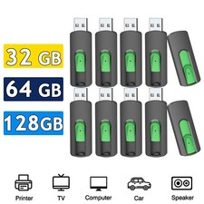 32/64/128GB USB 2.0 Flash Drive Retractable Memory Storage Stick Thumb Drive Lot picture