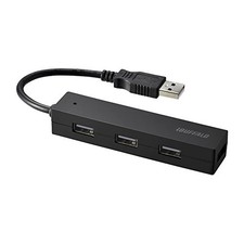 Buffalo USB Hub USB 2.0 Bus-Powered 4-Port Black BSH4U25BK (Compatible with picture