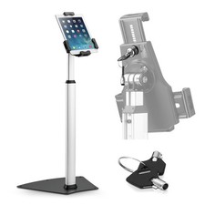 Pyle PSPADLK60 Tablet Security Floor Stand Anti-Theft Lock Adjustable Mount NEW picture