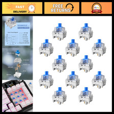 108PCS Blue Mechanical Keyboard Switches - 3-Pin Hot-Swappable, Pre-Lubricated, picture