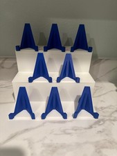 3D Printed Bleacher Multi Card Display with 8 Basic Removable Card Stands picture