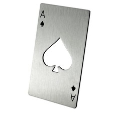 Mikamax – Ace of Spades Bottle Opener – Original – Stainless Steel – Casino Fans picture