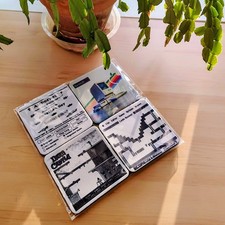 Retro Apple Macintosh 512K & Classic Games Coasters Set (4) - Vintage Style picture