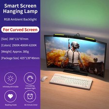 USB Monitor Light Bar with RGB Backlight for Curved Gaming Screens picture