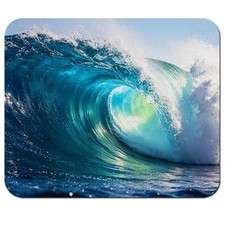 HAOSSUW Mouse Pad Turquoise Ocean Wave 9.5