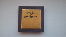 Intel Pentium 60 A80501-60 SX948 no FDIV bug vintage CPU GOLD picture