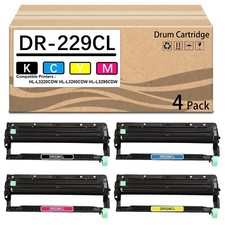 4 Pack DR-229CL  Drum Cartridge Kit  for Brother HL-L3220CDW L3280CDW L3295CDW picture