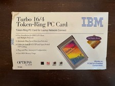 IBM Turbo 16/4 token ring PC card for laptop new sealed vintage TR 629 picture