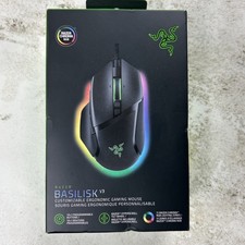 New Razer Basilisk V3  Customizable Ergonomic Wired Gaming Mouse ( Black Sealed) picture