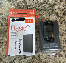 Seagate Basic 5TB Portable External HDD USB 2.5in Black STJL5000400 picture