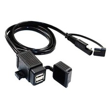 MP0609C 3.1Amp Waterproof Motorcycle Dual USB a) - SAE to Dual USB Adapter picture