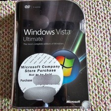 Microsoft Windows Vista Ultimate Full Retail Version both 32 & 64 bit w/Insert picture