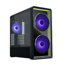Lian Li LANCOOL 217 INF Black Infinity Mirror Computer Case Mid-Tower ATX Black picture