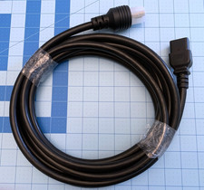 15ft NEMA L6-20P to C19 Heavy-Duty Locking Power Cord 12 AWG 20A/250V NEW picture