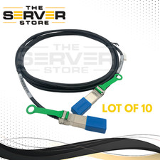 (LOT OF 10) Amphenol 10G/25G SFP+ SFP28 DAC 3m Twinax Cable NDCCGF-0005 picture