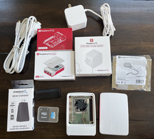 Raspberry Pi 5 8GB RAM Kit W/ Case, Fan, Power, 128GB MicroSD, Micro HDMI picture