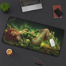 Poison Ivy DC Comics XXL Gaming Desk Mat Mouse Pad Gamer Setup picture