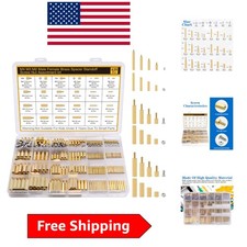 420-Piece Motherboard Standoffs & Screws Kit - M2/M3/M4, Brass & Stainless Steel picture